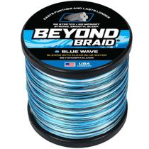 Linha de pesca Beyond Braid Blue Wave 500 jardas 13,6 kg Linha de pesca Beyond Braid Blue Wave 500 jardas 13,6 kg