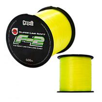 Linha de Pesca Celta F-2 Super Line Soft Monofilamento Amarelo 0,235mm 14Lbs 600M