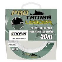 Linha de Pesca Crown Pro Tamba Leader 0,47mm 28lb 50m