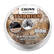 Linha de Pesca Crown Titanium Monofilamento 0,40mm 30lbs 100m