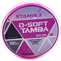 Linha de Pesca D-Soft Tamba 300m Rosa - Stamina 0,33mm Linha de Pesca D-Soft Tamba 300m Rosa - Stamina 0,33mm