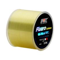 Linha de Pesca de Fibra de Carbono Revestida com Fluorocarbono - 120m - Isca de Afundamento