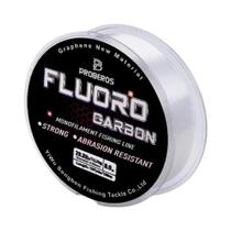 Linha de Pesca de Fibra de Carbono Revestida com Fluorocarbono PROBEROS - 100m (2.2LB-29.3LB)