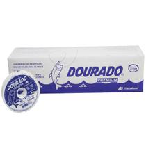 Linha de pesca dourado premium monofilamento branca com 100m