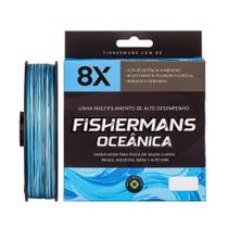 Linha de Pesca Fishermans Multifilamento Oceânica 8 Fios