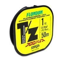 Linha De Pesca Fluorcarbon T/Z - Flonbon - 5Lb - 50M