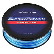 Linha de pesca KastKing Superpower Braided Blue Camo 20 libras 150 m Linha de pesca KastKing Superpower Braided Blue Camo 20 libras 150 m