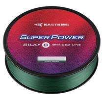 Linha de pesca KastKing Superpower Silky8 6 lb 150 jardas Moss Green