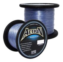 Linha de pesca marine sports action power plus grey 0,280mm / 600mt - 14lb/6,3kg