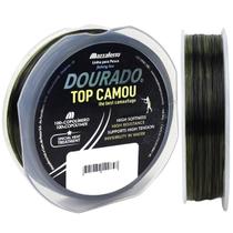 Linha De Pesca Mono Dourado Top Camou 0,40mm 24lb 100m 10 Pç