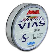 Linha De Pesca Monofilamento Applaud - Trout Vias 100M