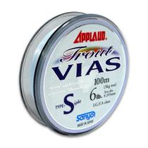 Linha De Pesca Monofilamento Applaud - Trout Vias 100M
