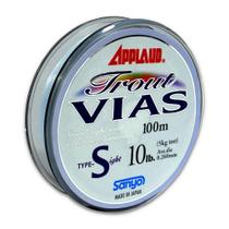 Linha De Pesca Monofilamento Applaud - Trout Vias 100M