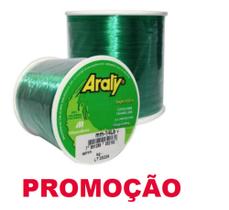 Linha De Pesca Monofilamento Araty Superflex Verde varias medidas Medidas Mazzaferro