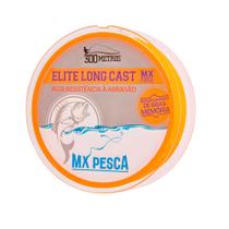 Linha de Pesca Monofilamento Elite Long Cast Laranja 300m - Mx Pesca