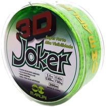 Linha de Pesca Monofilamento Maruri Joker 3D Soft 300mt