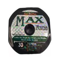 Linha De Pesca Monofilamento Max Force 0.37Mm 12.6Kg 100M Linha De Pesca Monofilamento Max Force 0.37Mm 12.6Kg 100M