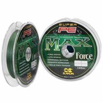 Linha De Pesca Multifilamento 100m Max Force 4 Fios 0,20mm 25lb Linha De Pesca Multifilamento 100m Max Force 4 Fios 0,20mm 25lb