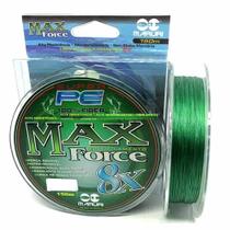 Linha De Pesca Multifilamento 150m Max Force 8 Fios 0,45mm 60lb Linha De Pesca Multifilamento 150m Max Force 8 Fios 0,45mm 60lb