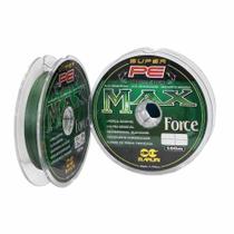 Linha De Pesca Multifilamento 300m Max Force 4 Fios 0,40mm 53lb