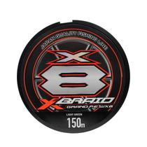 Linha de Pesca Multifilamento Grand PE WX8 150m Verde - X-Braid