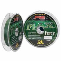 Linha de pesca multifilamento maruri max force 4x verde 0.40mm - 53lb(24,1kg) - 100m