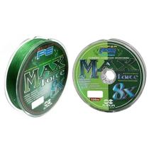 Linha de Pesca Multifilamento Maruri Max Force 8X Verde Carretel - 100m