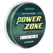 Linha de Pesca Multifilamento Maruri Power Zone 8 Fios 100 Metros Verde