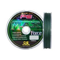 Linha de Pesca Multifilamento Maruri Super PE Max Force 4X Verde 100m