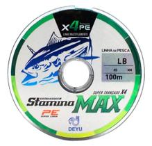 Linha De Pesca Multifilamento Max X4 0,20mm 25lb 100m Deyu