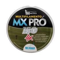 Linha de Pesca Multifilamento MX Pro 4x 150m - Mx Pesca