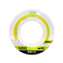 Linha de Pesca Multifilamento NK 8x 200m Amarela - Maruri