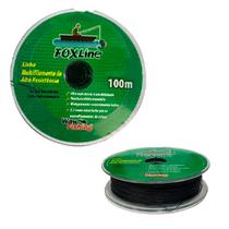Linha de Pesca Multifilamento Way Fishing Fox Line 0.25mm 4X Cinza 36 Lb 100m Linha de Pesca Multifilamento Way Fishing Fox Line 0.25mm 4X Cinza 36 Lb 100m