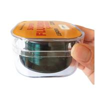 Linha De Pesca Revestida De Fluorocarbono Transparente 220M, Linha De Fibra De Carbono Para Pesca