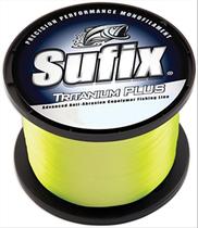 Linha de pesca Sufix Tritanium Plus Bobina de 1/4 lb Chartreuse de 17 libras Linha de pesca Sufix Tritanium Plus Bobina de 1/4 lb Chartreuse de 17 libras