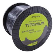 Linha De Pesca Titanium 0,40Mm Monofilamento 500Mt Crown Cor Linha De Pesca Titanium 0,40Mm Monofilamento 500Mt Crown Cor