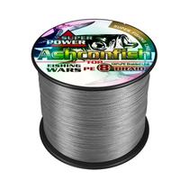 Linha De Pesca Trançada De 8 Fios 1000M 6-300LB Ashconfish PE Multifilamento Cabo De Inverno