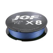 Linha de Pesca Trançada JOF X8 Multicolorida - 8 Fios PE Multifilamento para Água Salgada (150m/300m/500m)