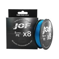 Linha de Pesca Trançada JOF X8 PE - Multifilamento (150m a 500m) - 15lb a 100lb