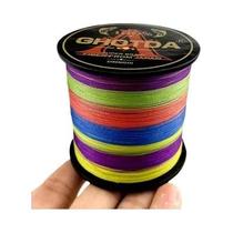 Linha De Pesca Trançada PE Multifilamento 8/4 Fios 500M Forte Para Carpa 10LB-80LB X4 X8