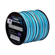 Linha De Pesca Trançada PROBEROS 300M 4 Fios Durável Multifilamento Para Pesca De Bass E Carpa Em