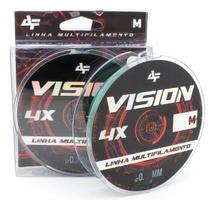 Linha de pesca vision x4 dark green 0.37mm 150m