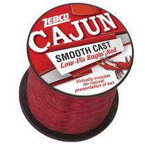 Linha de pesca Zebco Cajun Smooth Cast 1326 m 10 libras vermelha