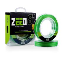 Linha De Pesca Zeeo X8 0,24mm Multifilamento Resistência 18,3kg Carretel 150 Metros Vd Fluorescente