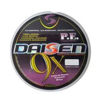 LINHA de Pescaria Multifilamento DAISEN PE 9X 0,32MM 55LB 150M