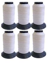 Linha De Pipa Papagaio N10 100 Jardas 100% Algodão 6 Tubos