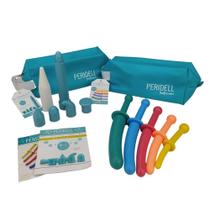 Linha Dell Hot Flowers Combo Dilatadores e Massageador Peridell Terapêutico Verde Linha Dell Hot Flowers Combo Dilatadores e Massageador Peridell Terapêutico Verde