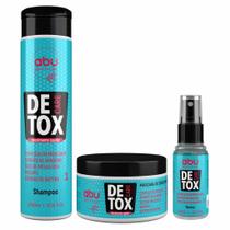 Linha detox care crescimento capilar shampoo 300 ml + máscara 280 gr + fluído 100 ml Linha detox care crescimento capilar shampoo 300 ml + máscara 280 gr + fluído 100 ml