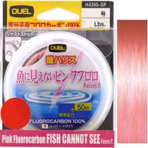 Linha Duel Flurocarbon Fish Cannot See Pink 0,330Mm 16Lb 50M Linha Duel Flurocarbon Fish Cannot See Pink 0,330Mm 16Lb 50M