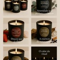 Linha Eclipse Vela Aromática Premium 210ml Linha Eclipse Vela Aromática Premium 210ml